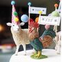 Personalised Farmyard Party Animal Cake Toppers, thumbnail 5 of 7