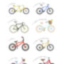 Personalised Family Bicycle Print, thumbnail 4 of 6