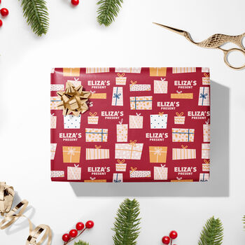 Personalised Christmas Wrapping Paper, 3 of 4