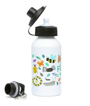 Personalised Kids Bugs Water Bottle, 3 of 4