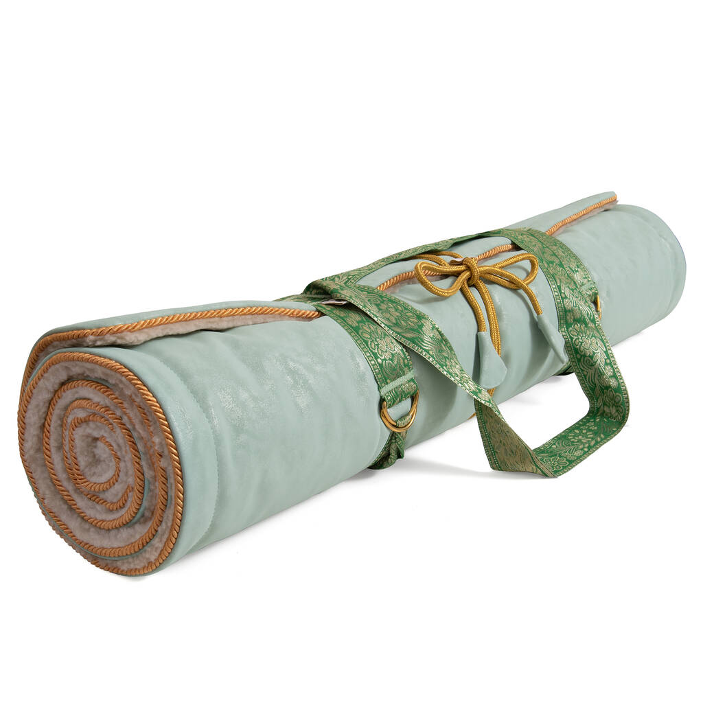 holistic silk yoga rug mat by holistic silk