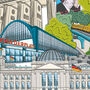 Personalised Berlin Skyline Print, thumbnail 4 of 8