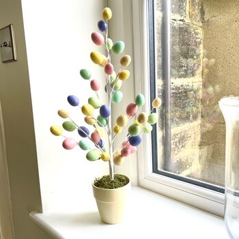 Decorative Easter Tree In Pastel Colours, 2 of 6