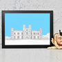 Leeds Castle Architectural Drawing Print, thumbnail 9 of 10