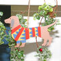 Tin Dachshund Sausage Dog Christmas Tree Decoration, thumbnail 1 of 2