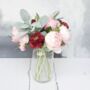 Luxury Soft Peony Bouquet With Ranunculus Silk, thumbnail 2 of 4