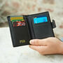 Personalised Black Buffalo Leather Credit Card Case, thumbnail 1 of 8