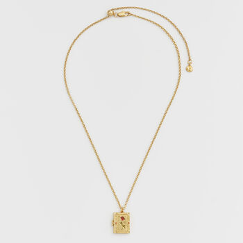 Secret Diary Gold Locket Necklace, 6 of 9