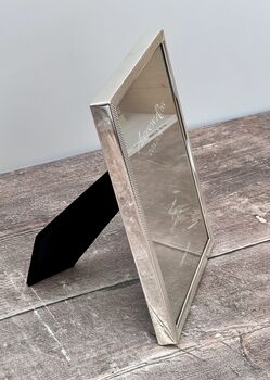 Addison Ross Silver Plated Dashed Border Photo Frame, 3 of 3
