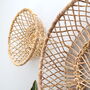 Wicker Wall Basket Two Sizes, thumbnail 3 of 4