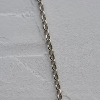 1.7mm Sterling Silver Belcher Chain Necklace, 4 of 6