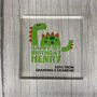 Personalised Dinosaur Birthday Acrylic Block, thumbnail 3 of 6