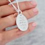 Personalised 'You're Loved' Long Necklace, thumbnail 2 of 8