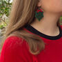 Christmas Holly Earrings, thumbnail 1 of 2