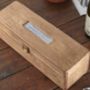 Personalised Wooden Thank You Wine Box, thumbnail 5 of 5