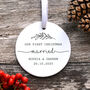 First Christmas Married Ceramic Ornament, thumbnail 3 of 3