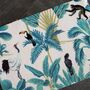 Tropical Bird Print Doormat, thumbnail 4 of 6