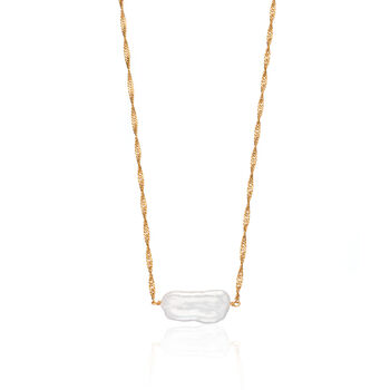 Pearl Twist Chain Necklace, 5 of 8