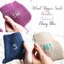 Personalised Womens Thick Wool Slipper Socks With Grips, thumbnail 3 of 10