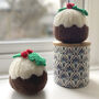 Christmas Pudding Knitting Pattern, thumbnail 2 of 3