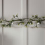 Frosted Mistletoe Artificial Christmas Garland, thumbnail 1 of 4