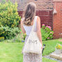 Wildflower Floral Embroidered Tote Bag, thumbnail 1 of 3