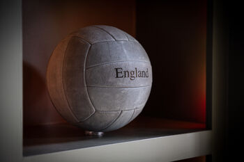 Personalised Engraved Premium Suede Football Ball, 4 of 12