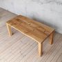 Bow Live Edge Solid Oak Dining Table, thumbnail 1 of 5