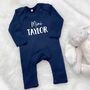 'Mini' Personalised Rompersuit Gift For New Baby, thumbnail 4 of 8