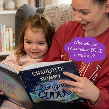 'The Longest Cuddle In The World' Personalised Mummy And Child Storybook, 11 of 12