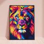 Pop Art Lion Print, thumbnail 6 of 8