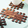 Personalised Walnut Jigsaw Coasters, thumbnail 2 of 11