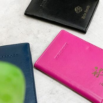 Personalised Leather Passport Holders For Explorers, 6 of 6