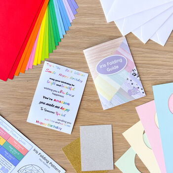 Chasing Rainbows Card Making Kit | Iris Folding, 4 of 4