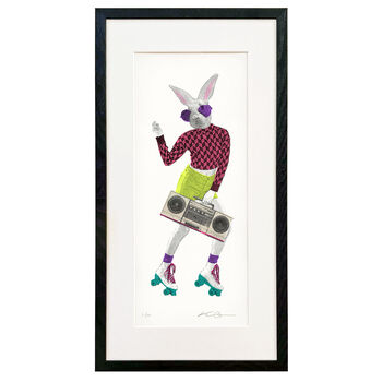 The Roller Bunny | Silkscreen Print, 3 of 5
