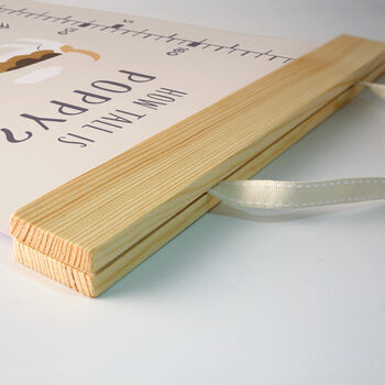 Dogs Canvas And Wood Height Chart, 3 of 8