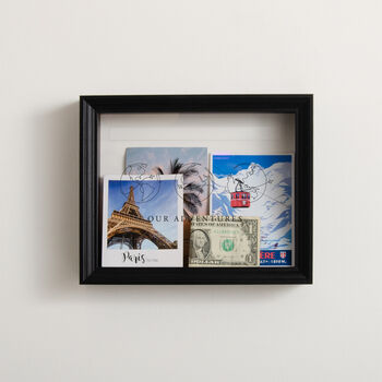 Personalised Travel Globe Memory Frame | Custom Adventure Keepsake Display, 9 of 10