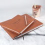 Personalised Italian Hide Leather Guest Book, thumbnail 4 of 7