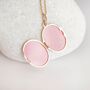Personalised 9ct Mixed Yellow Gold Oval Mum Locket, thumbnail 4 of 10