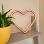 Copper Pipe Heart, thumbnail 1 of 3
