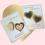 Two Hearts Pin Badge Gift, thumbnail 1 of 11