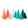 Rainbow Forest Honeycomb Decorations X10, thumbnail 1 of 2