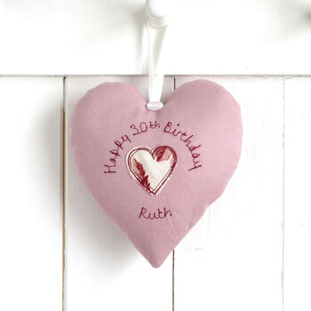 Personalised 30th Birthday Hanging Heart Gift For Her, 3 of 12