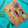 Vintage Inspired Halloween Paper Doll Cutout, thumbnail 1 of 2