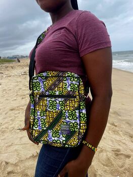 Cross Body Bag Upcycled From Fabric And Plastic Waste, 5 of 6