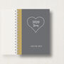 Personalised 2022 Diary With Love Heart, thumbnail 10 of 10