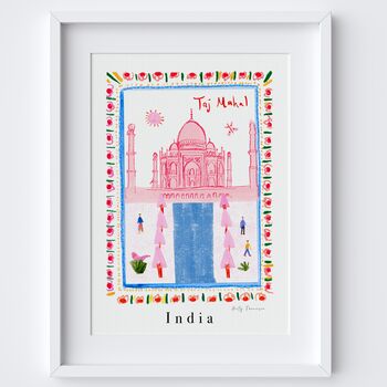 Taj Mahal, India Landmark Travel Print, 3 of 3