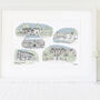 Personalised Houses Portrait, thumbnail 1 of 7