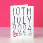 'The Day We Met' Personalised Date Card, thumbnail 1 of 2