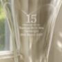 Personalised Big Number Diamond Effect Vase, thumbnail 3 of 5
